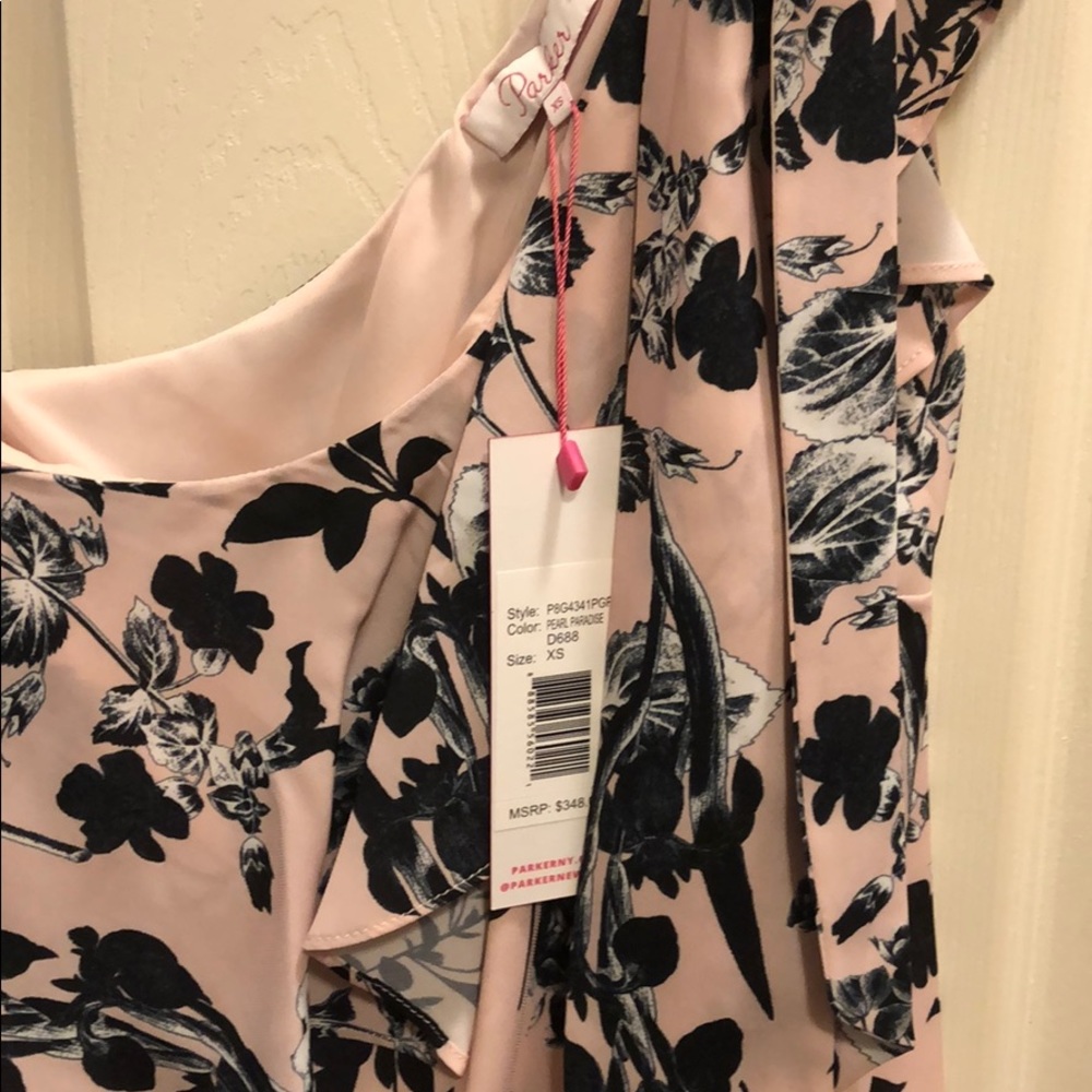 New w/Tags Stunning one-shoulder Parker dress XS - Picture 5 of 6